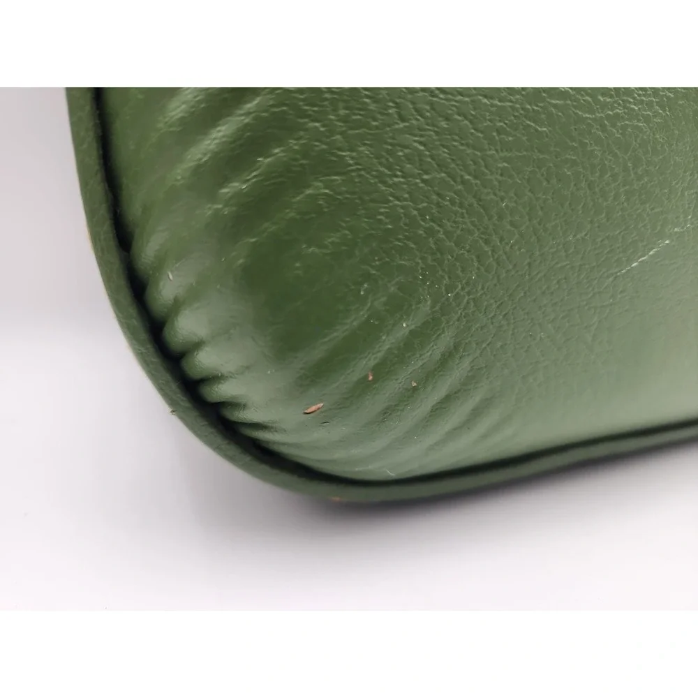 Vintage Trojan Hard Shell Weekender Luggage Suitcase Avocado Green 16